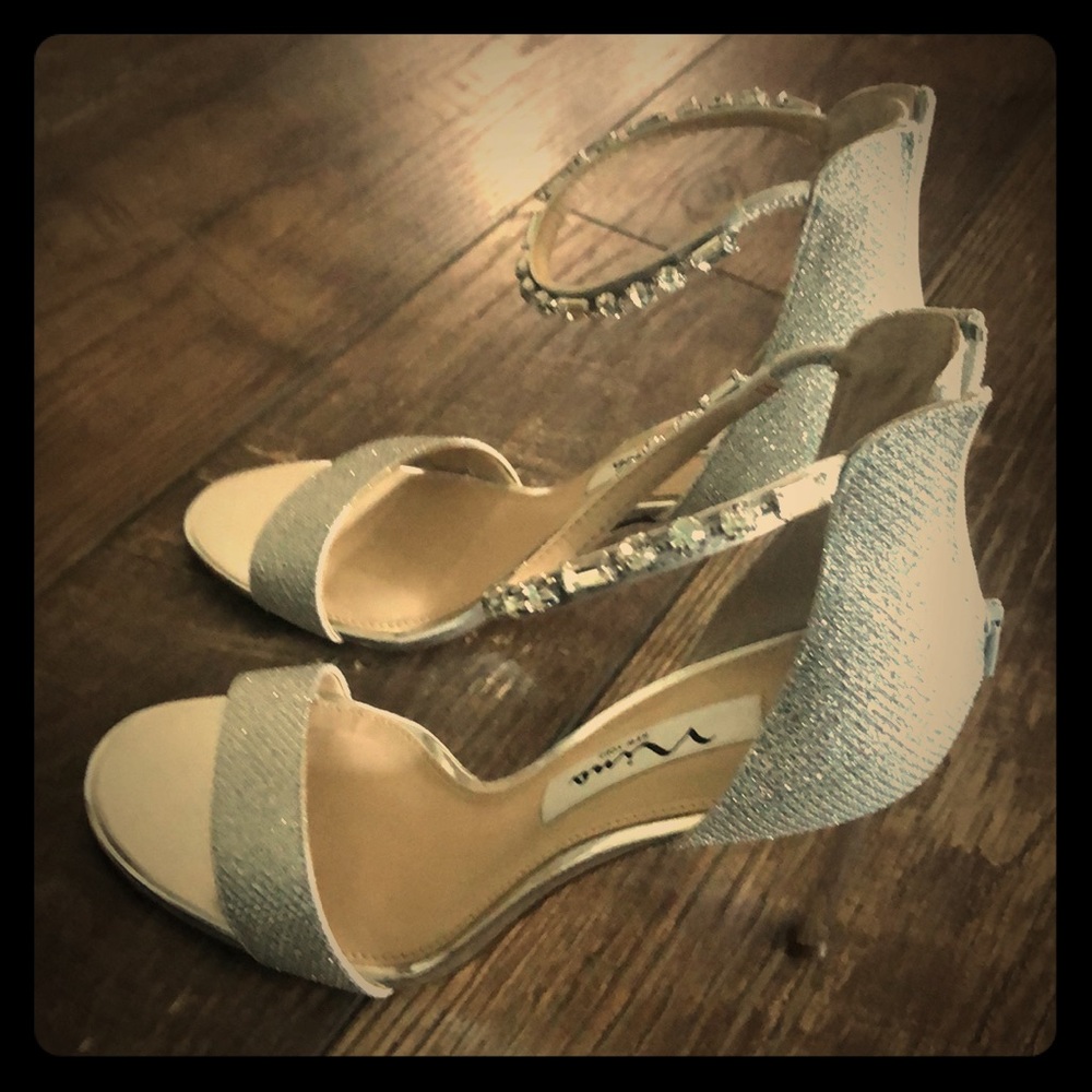 Silver Dreamland Formal Heels